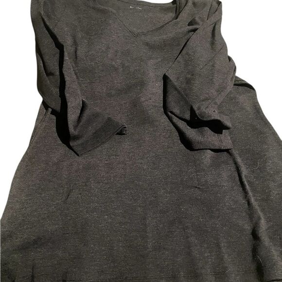 Kim Rogers size large Black 3/4 Sleeve Top never worn see pics - Picture 1 of 2